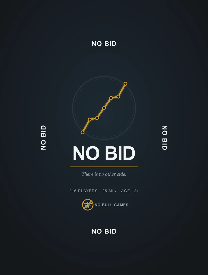 The No Bid box front